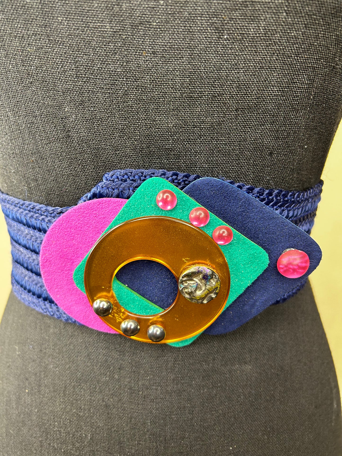 Abstract Design Buckle Belt