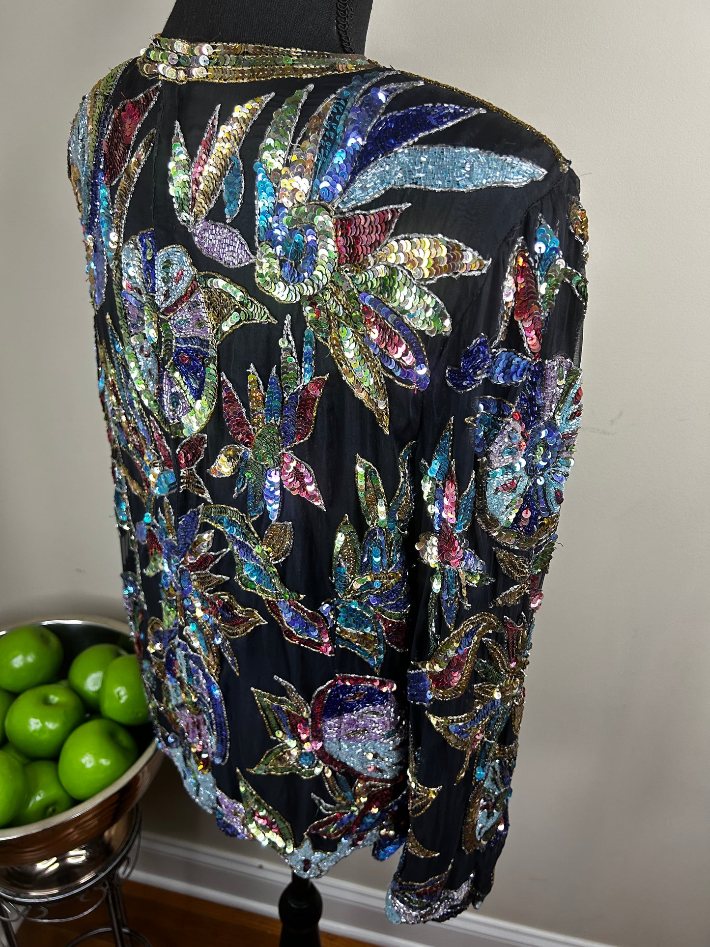 Vintage 80s Judith Ann Sequin Top
