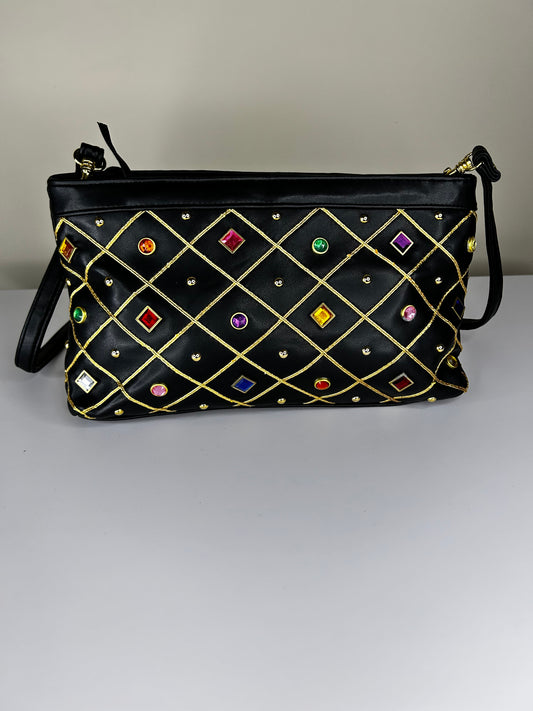 Vintage Bejeweled Studded Purse