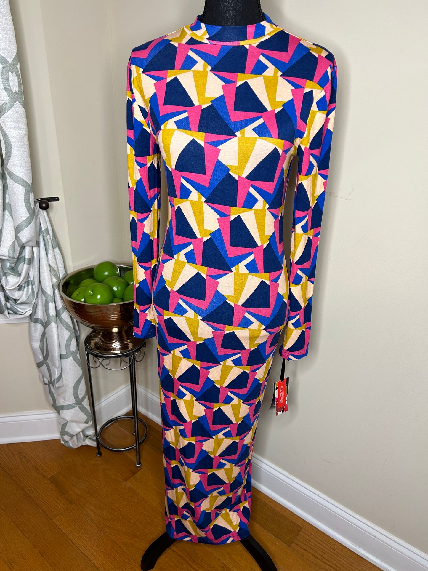 Tracee Ellis Ross "Groovy Geo" Print Dress NWT