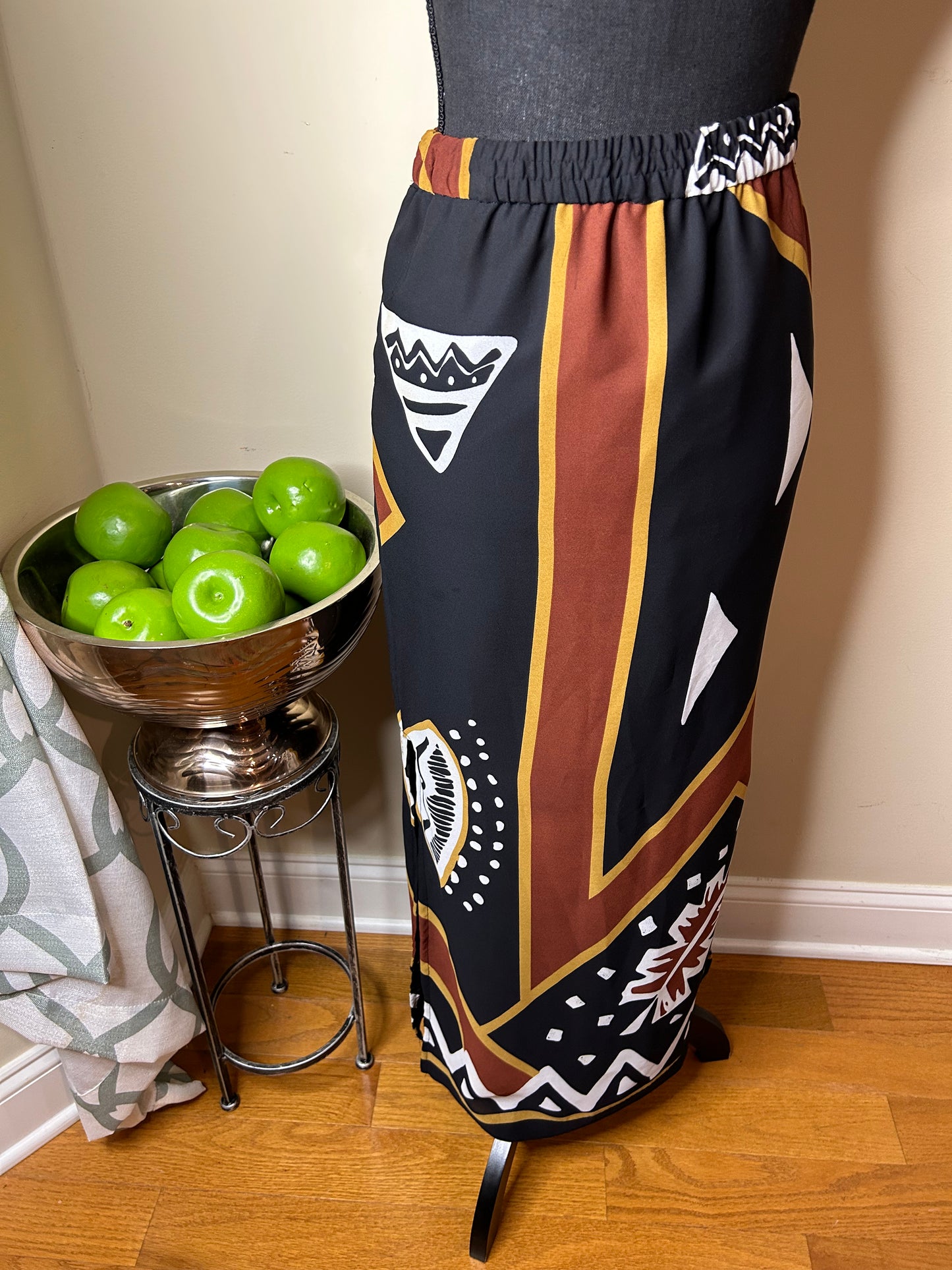 Mosaic Print Skirt