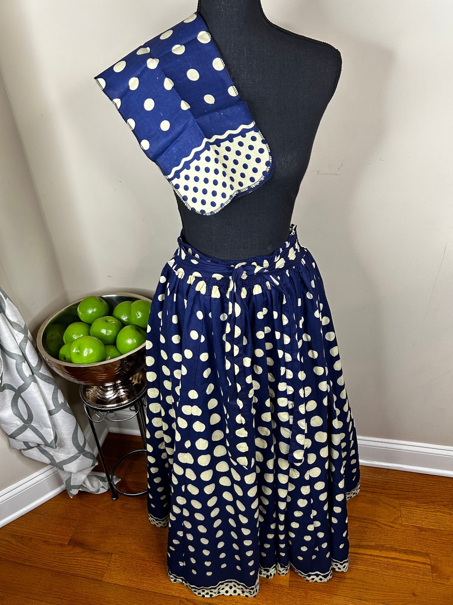 Tie-Waist Maxi Skirt with Matching Headwrap