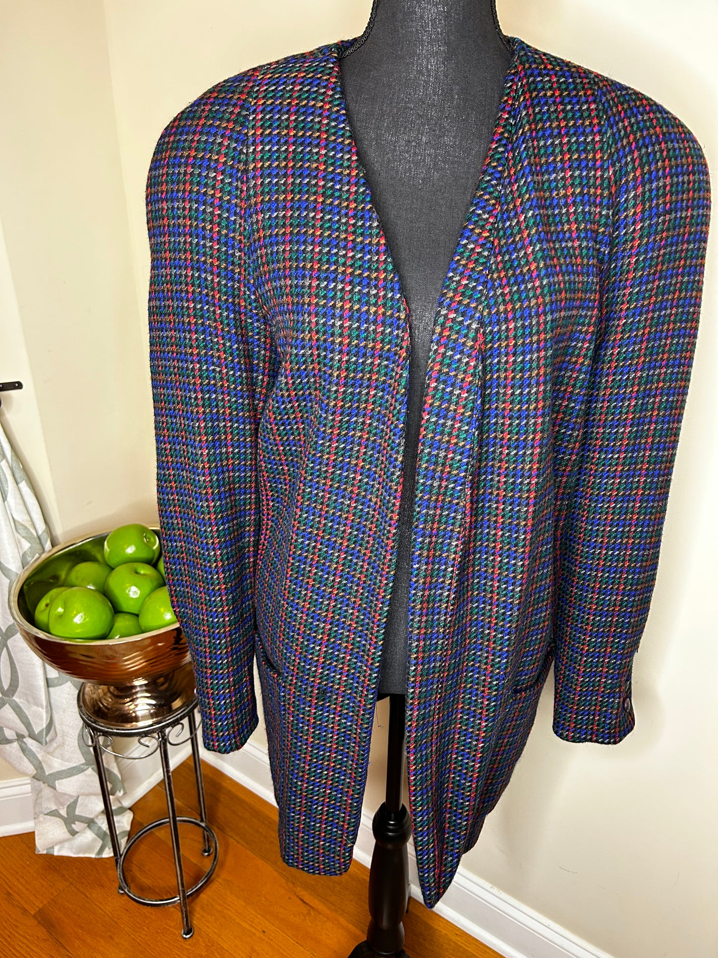 Paul Stanley Woman Plus Size Tweed Blazer
