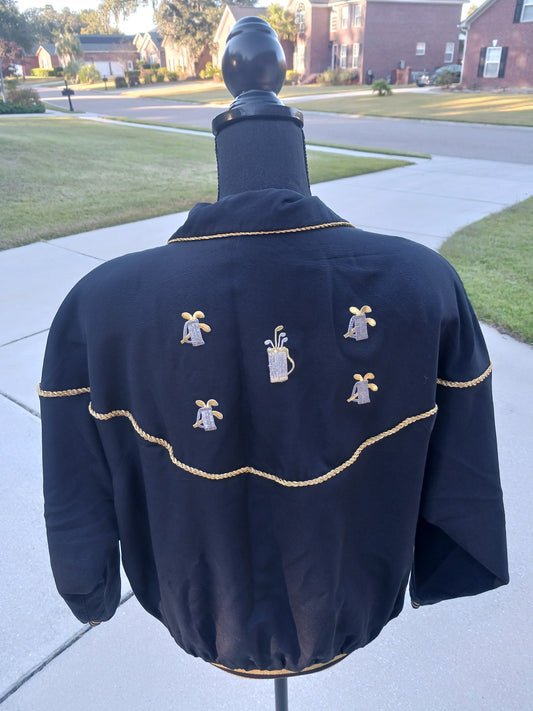 Vintage C.O.D La. Jeweled Bomber