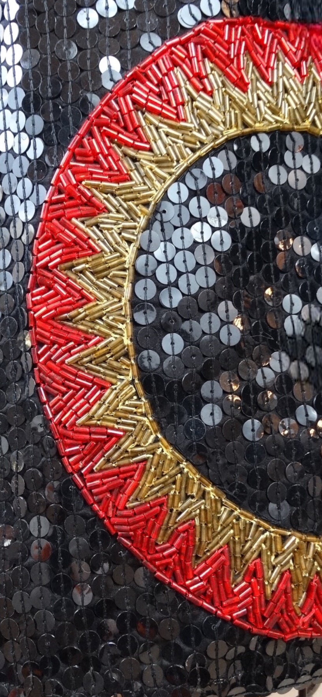 Sandy Starkman Retro Vintage Sequined and Beaded Blazer