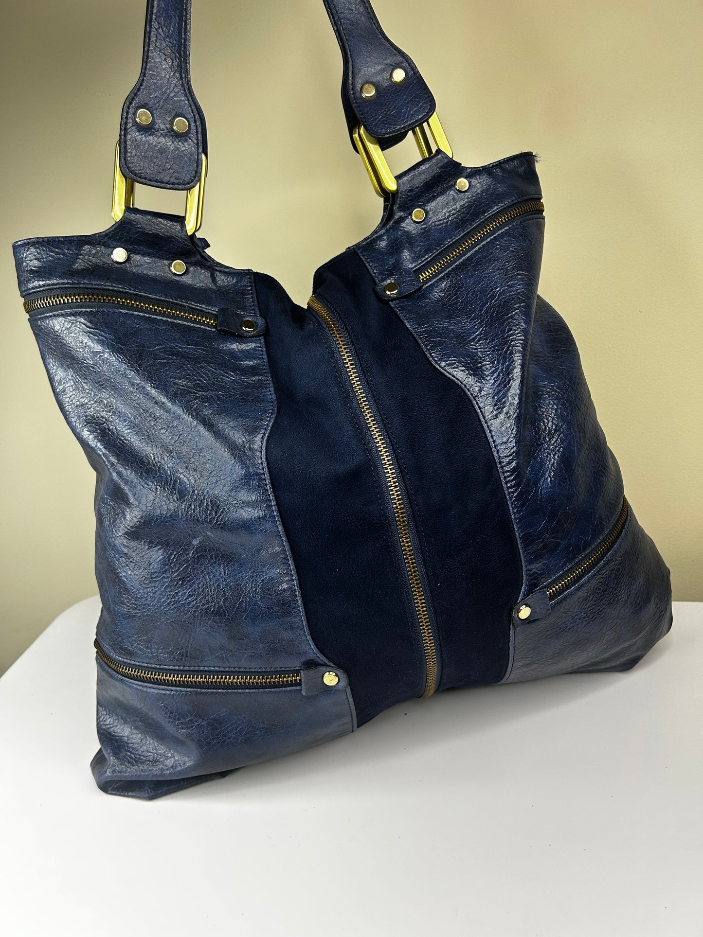 Jimmy Choo Navy Blue Purse