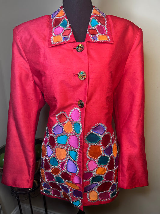 Bejeweled Donna Vinci Couture Blazer