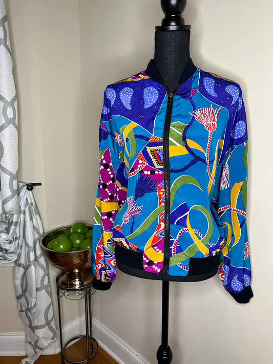Colorful Vintage Bomber