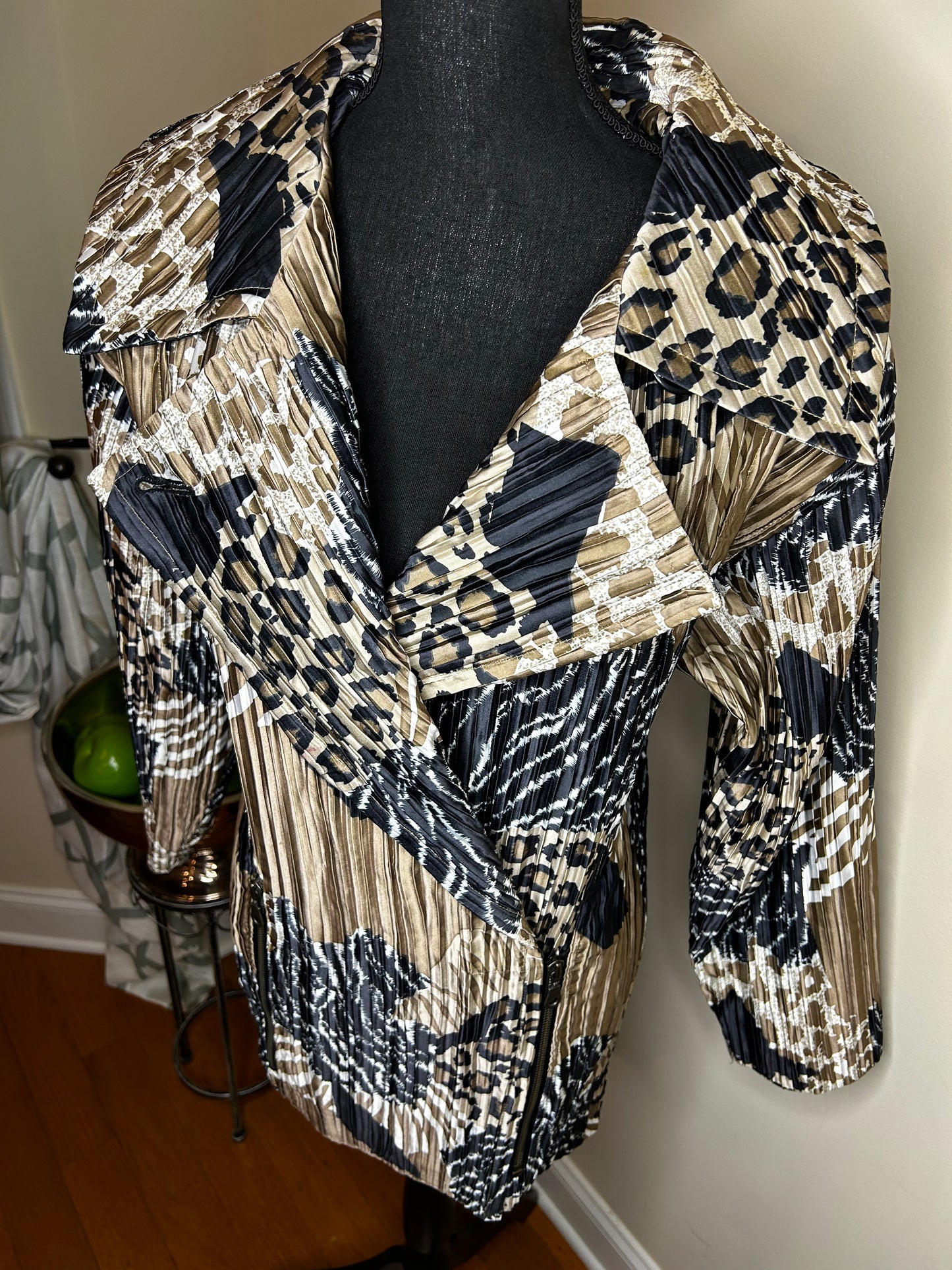 Cache' Animal Print Blazer