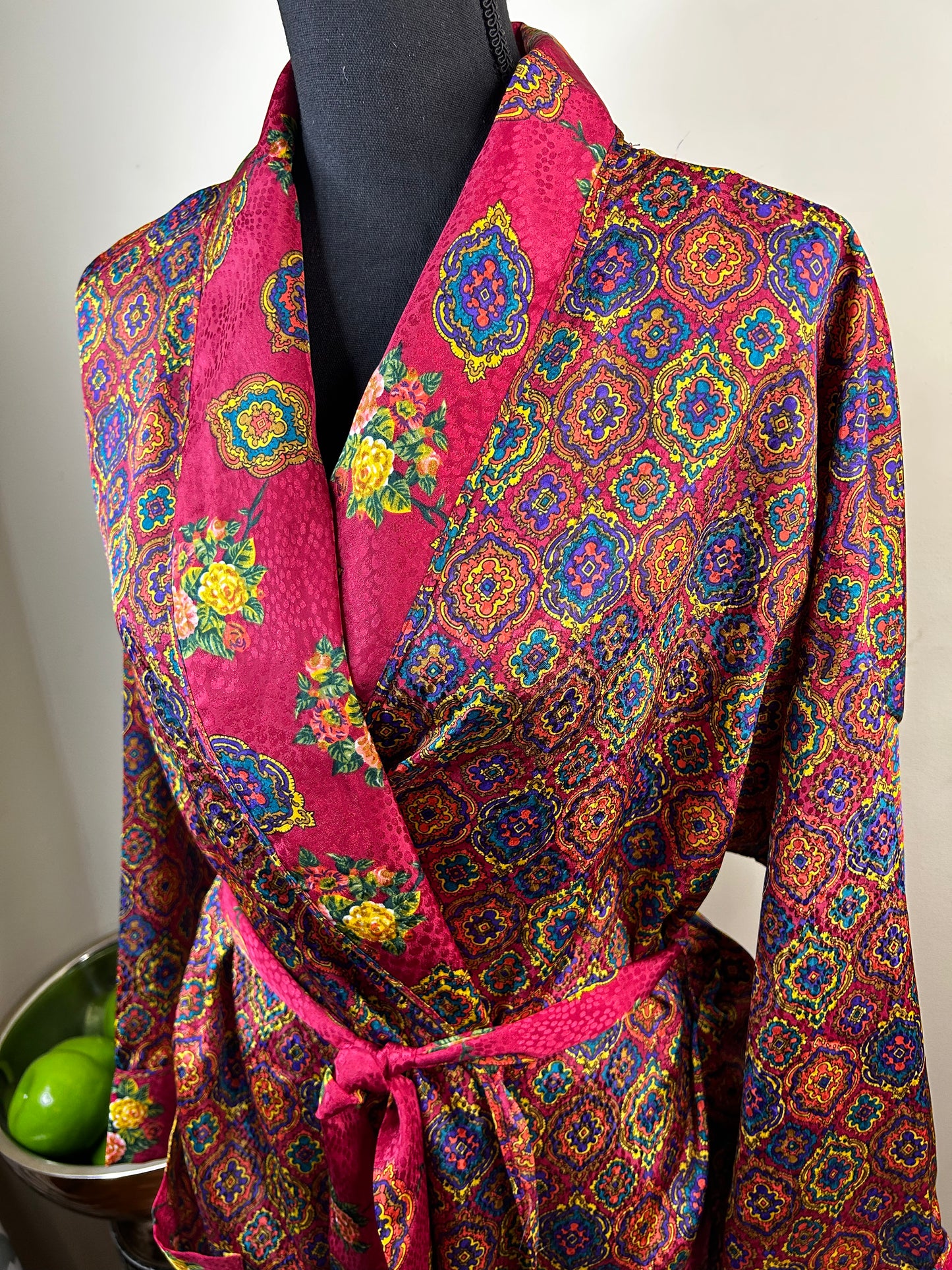 Fantasies by Morgan Taylor Vtg Robe/Duster/Dress