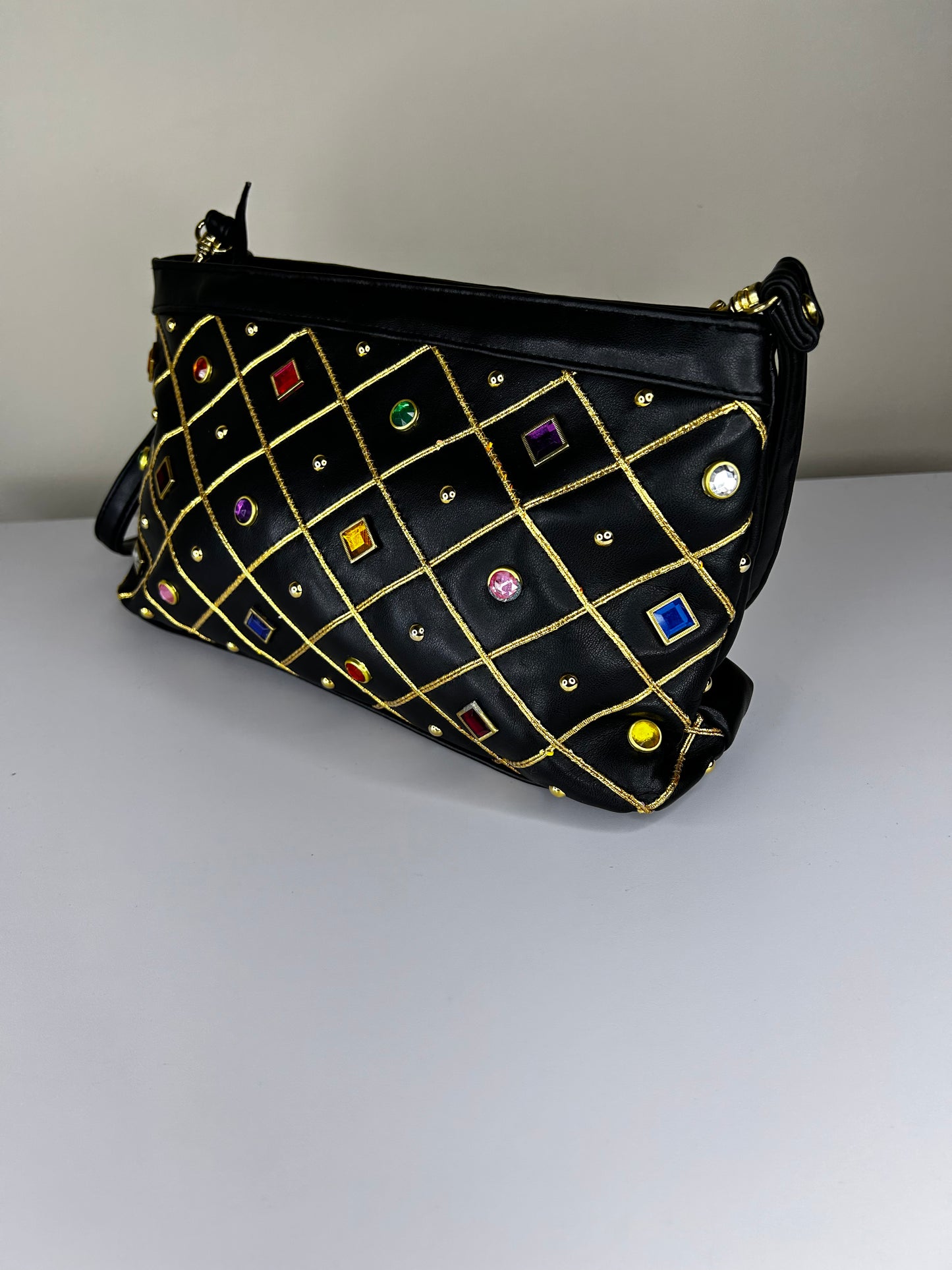 Vintage Bejeweled Studded Purse