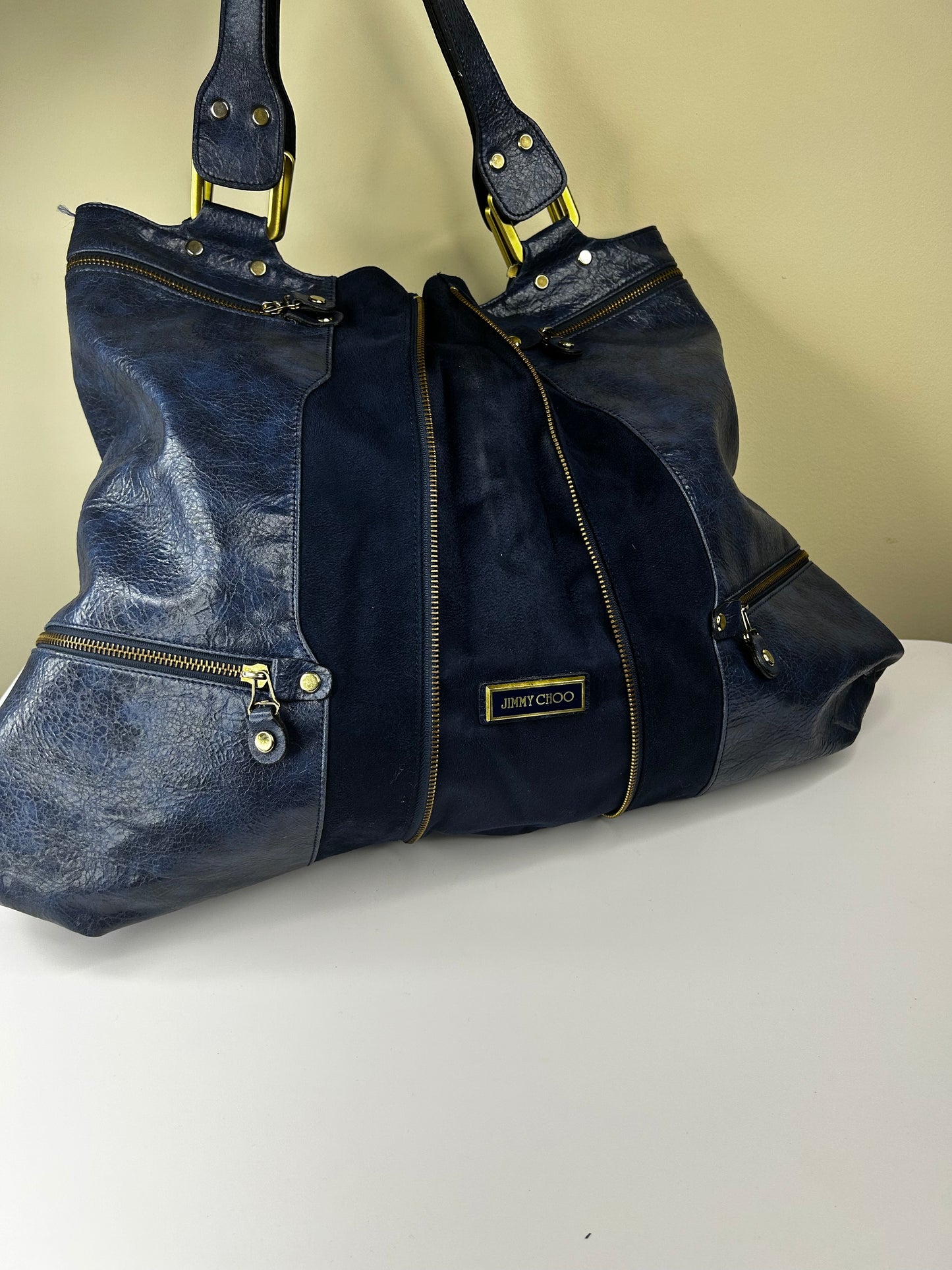 Jimmy Choo Navy Blue Purse