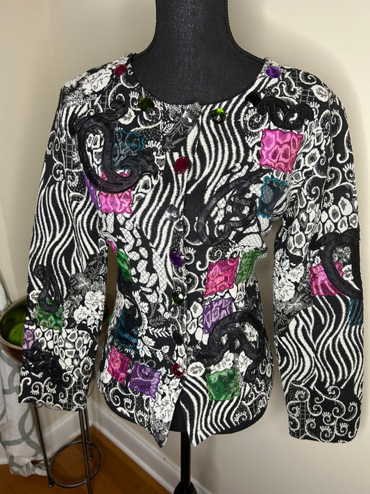 Choices Blazer with Jewel Accents