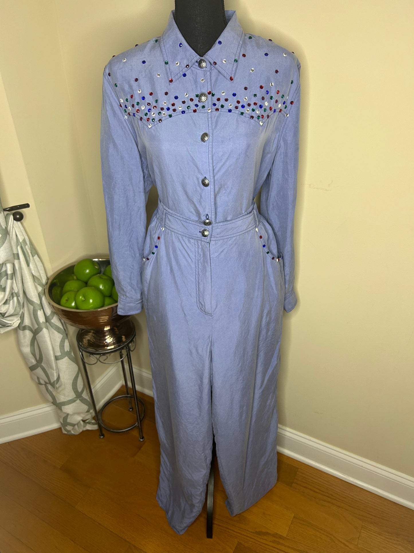 Vintage Diane Gilman  Bejeweled 2-Piece Set