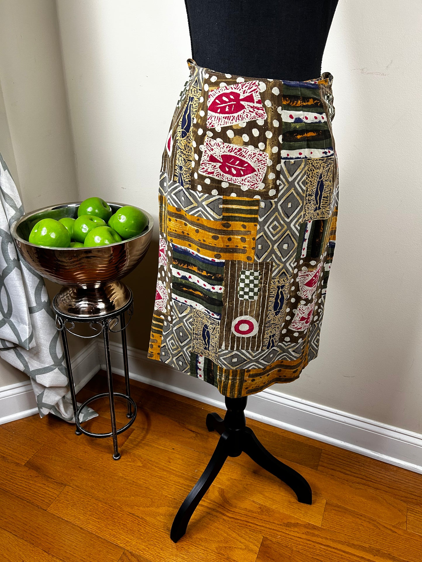 Tanner Abstract Print Skirt
