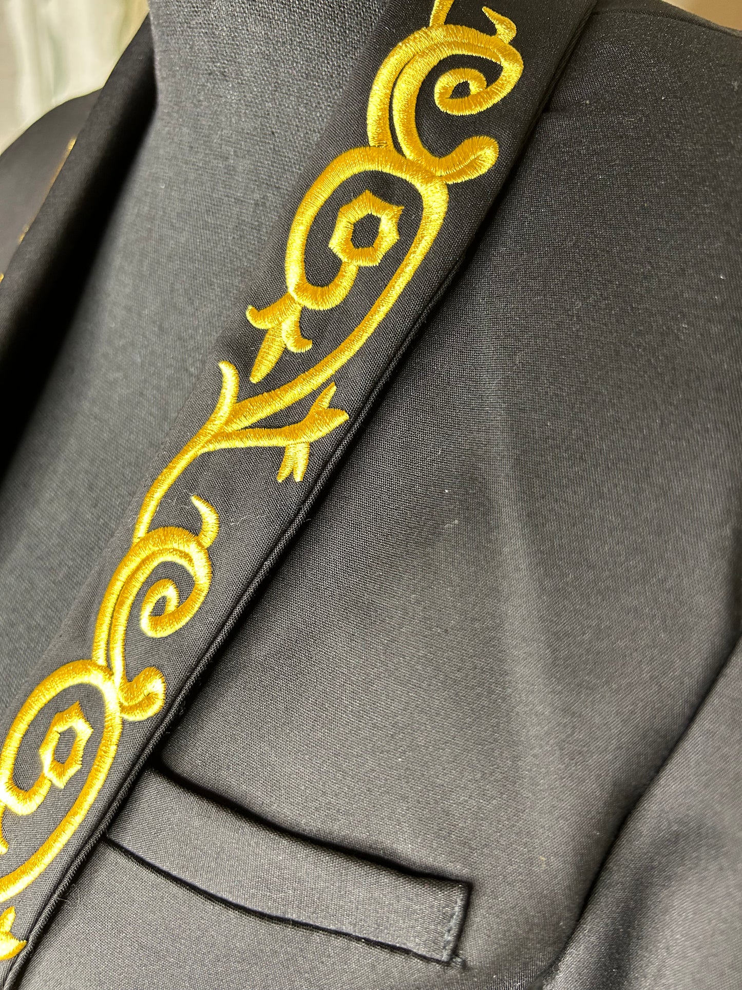 Embroidered Blazer
