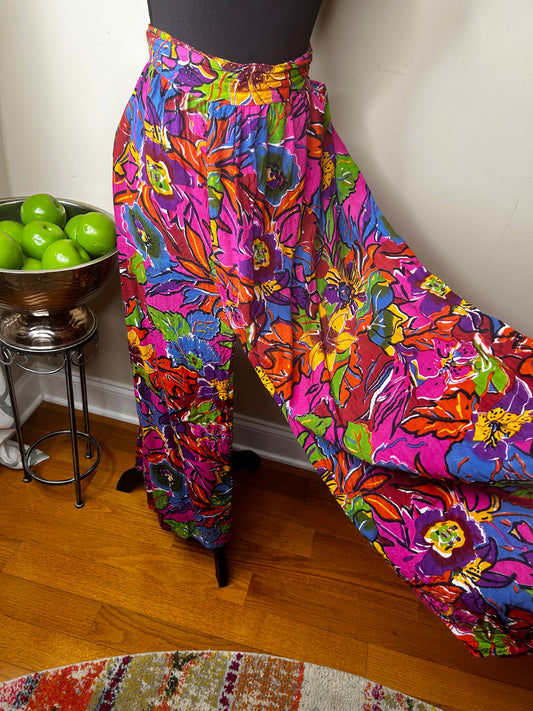 Colorful Floral Pants