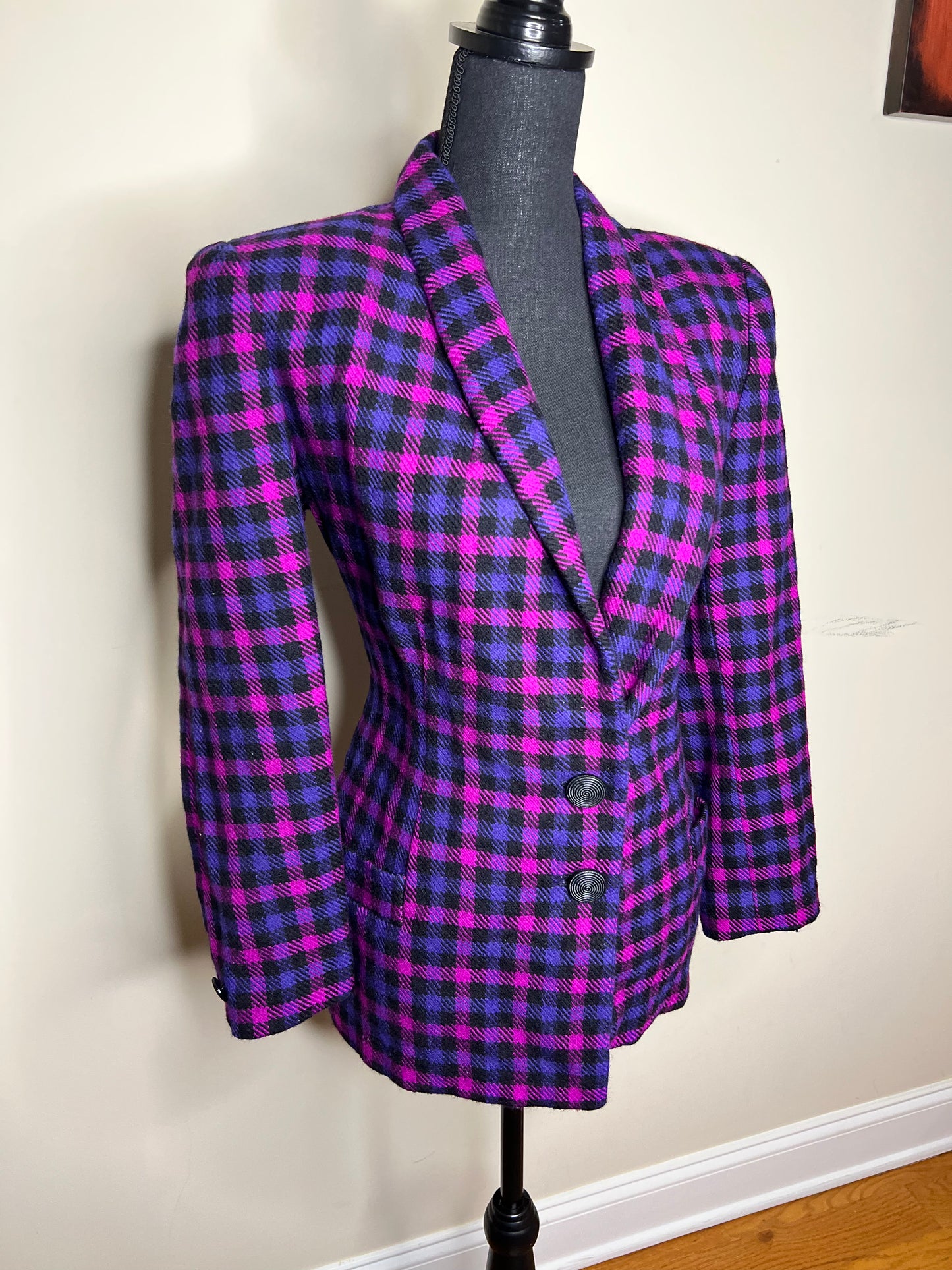 Multicolor Tweed Blazer