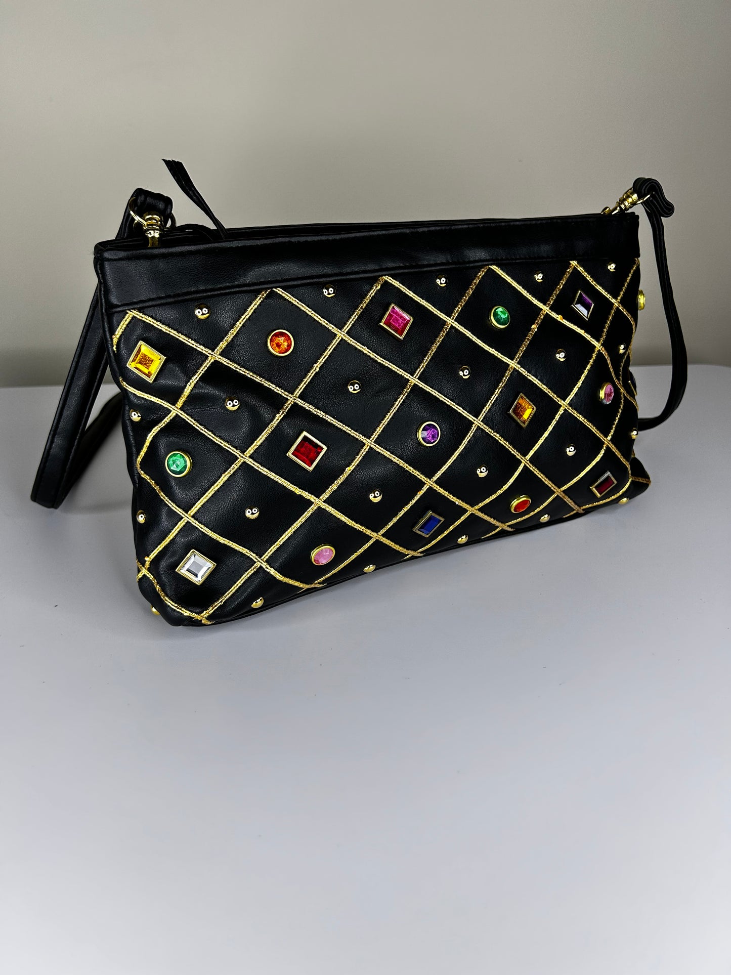 Vintage Bejeweled Studded Purse