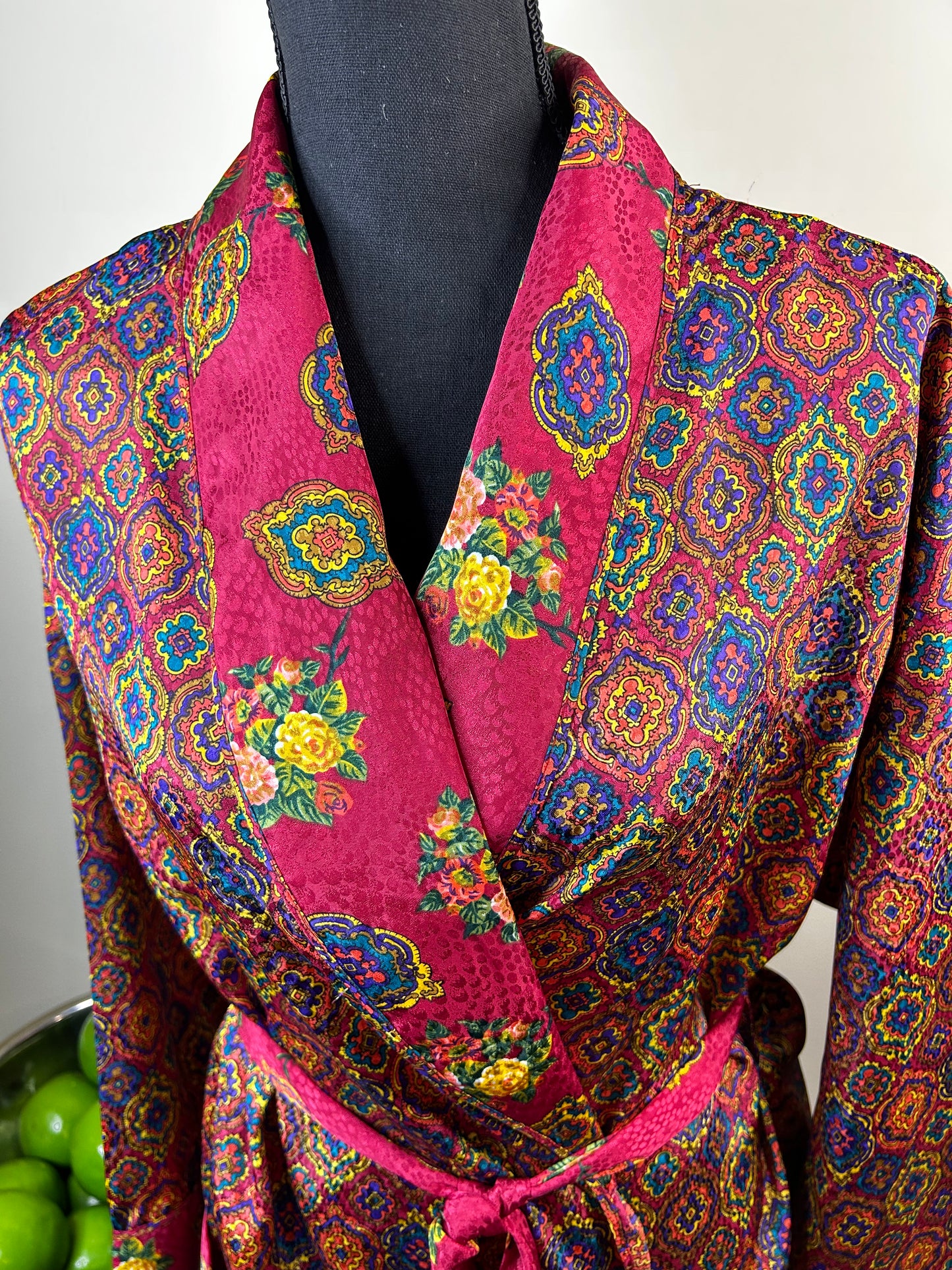 Fantasies by Morgan Taylor Vtg Robe/Duster/Dress