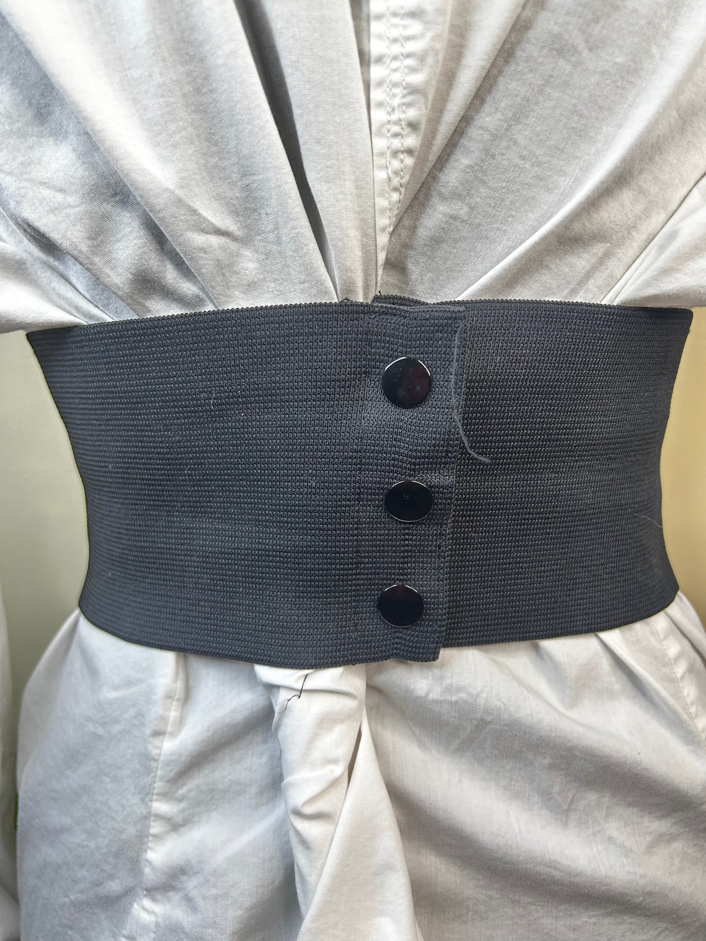 Bejeweled Belt with 3 Button Closure
