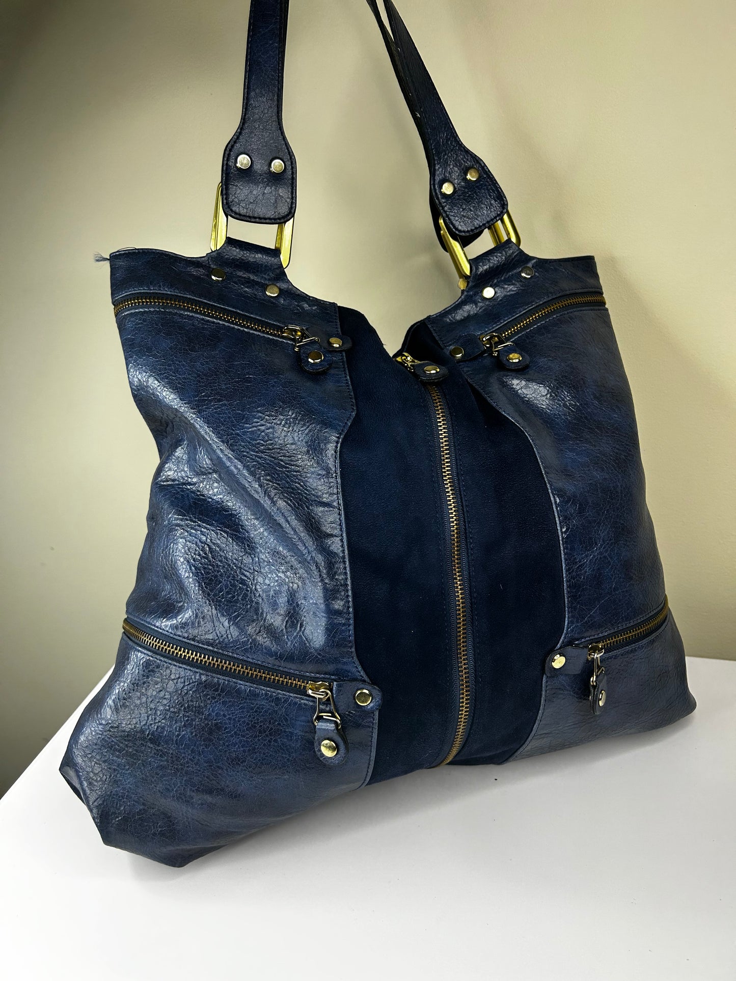 Jimmy Choo Navy Blue Purse