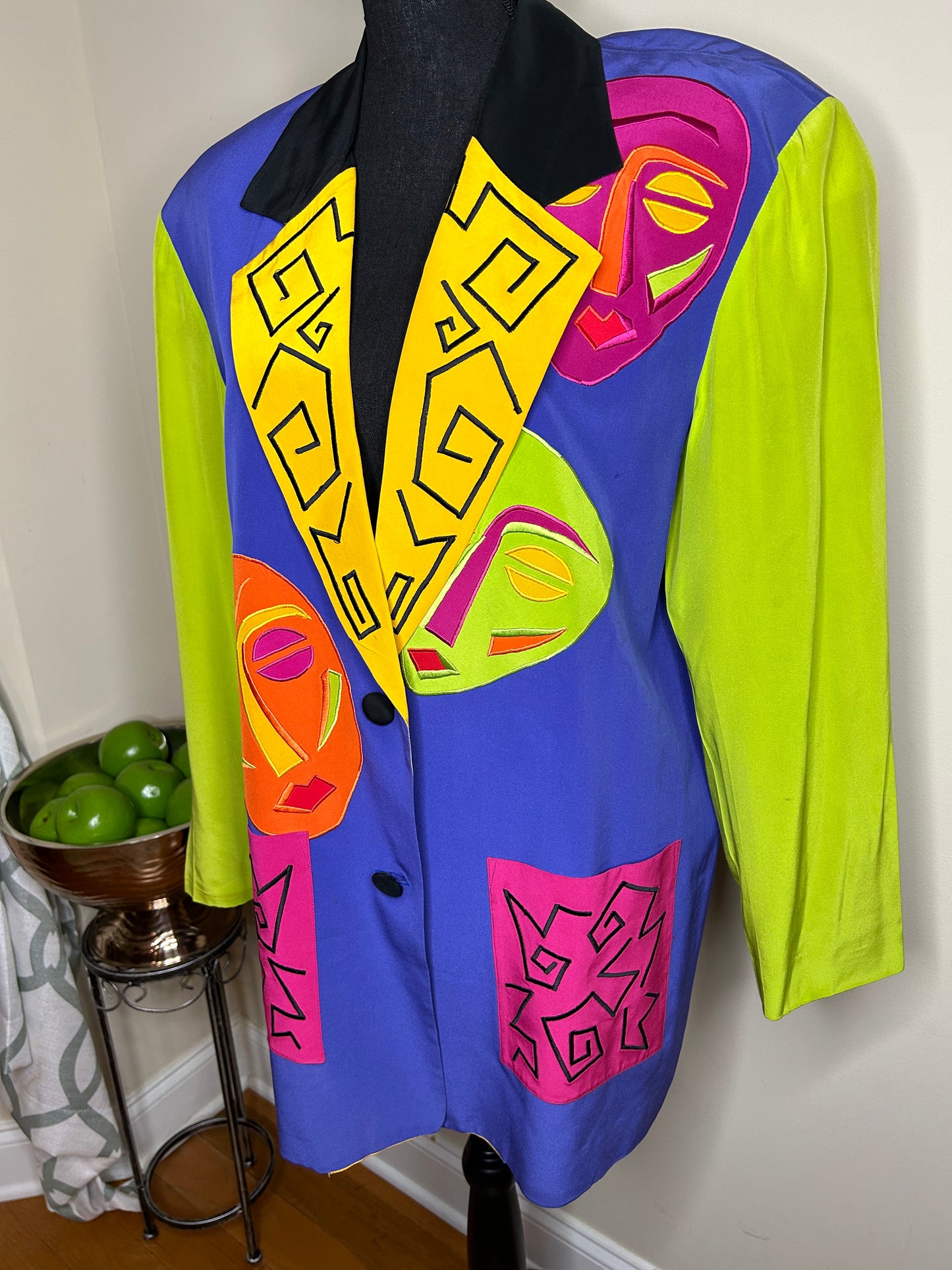 IB Diffusion "Many Mask" Blazer