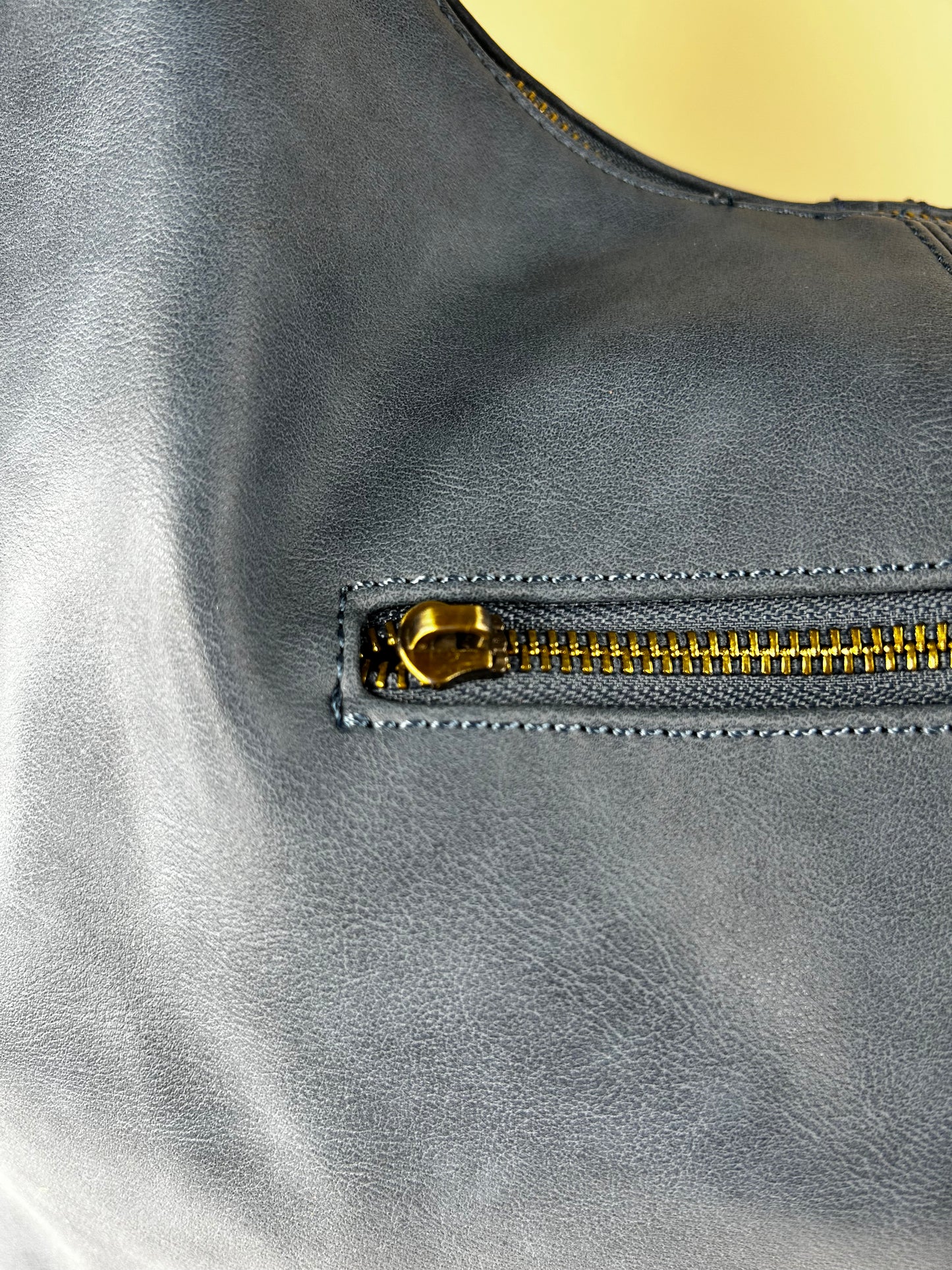 Urban Originals Anthropologie Blue and Tan Purse