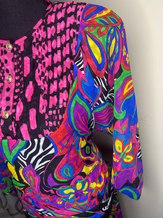 Diane Fres Colorful Blouse