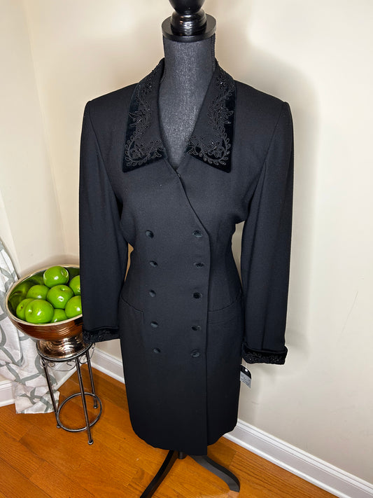 Kasper Black Blazer Dress NWT