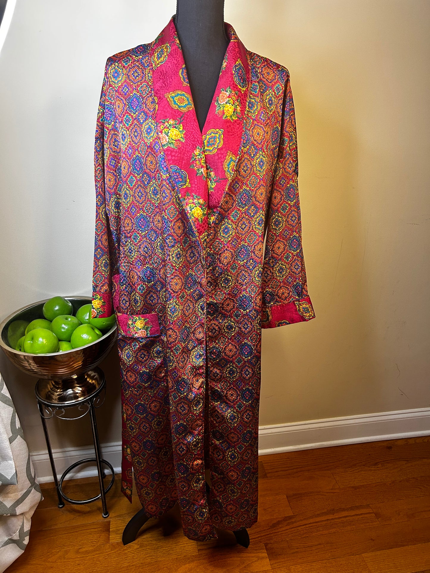 Fantasies by Morgan Taylor Vtg Robe/Duster/Dress