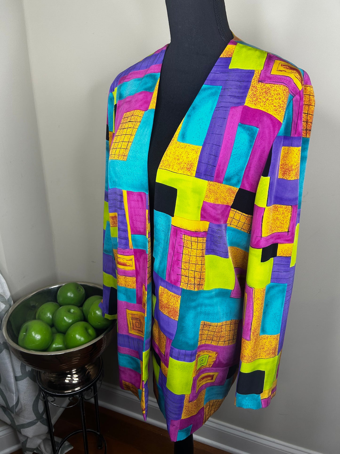 Vintage Caron Components Geometric Open Blazer