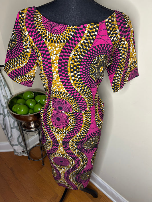D’IYANU African Print Dress w/ Pockets (NWT)