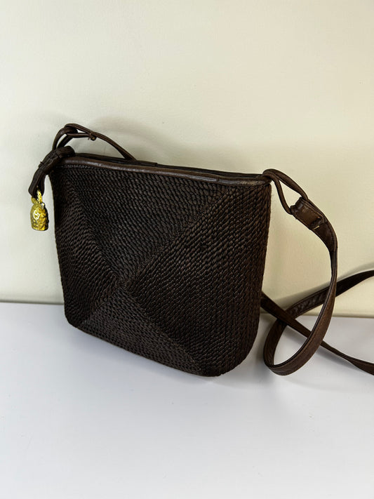Vtg Samir Genuine Leather Handbag