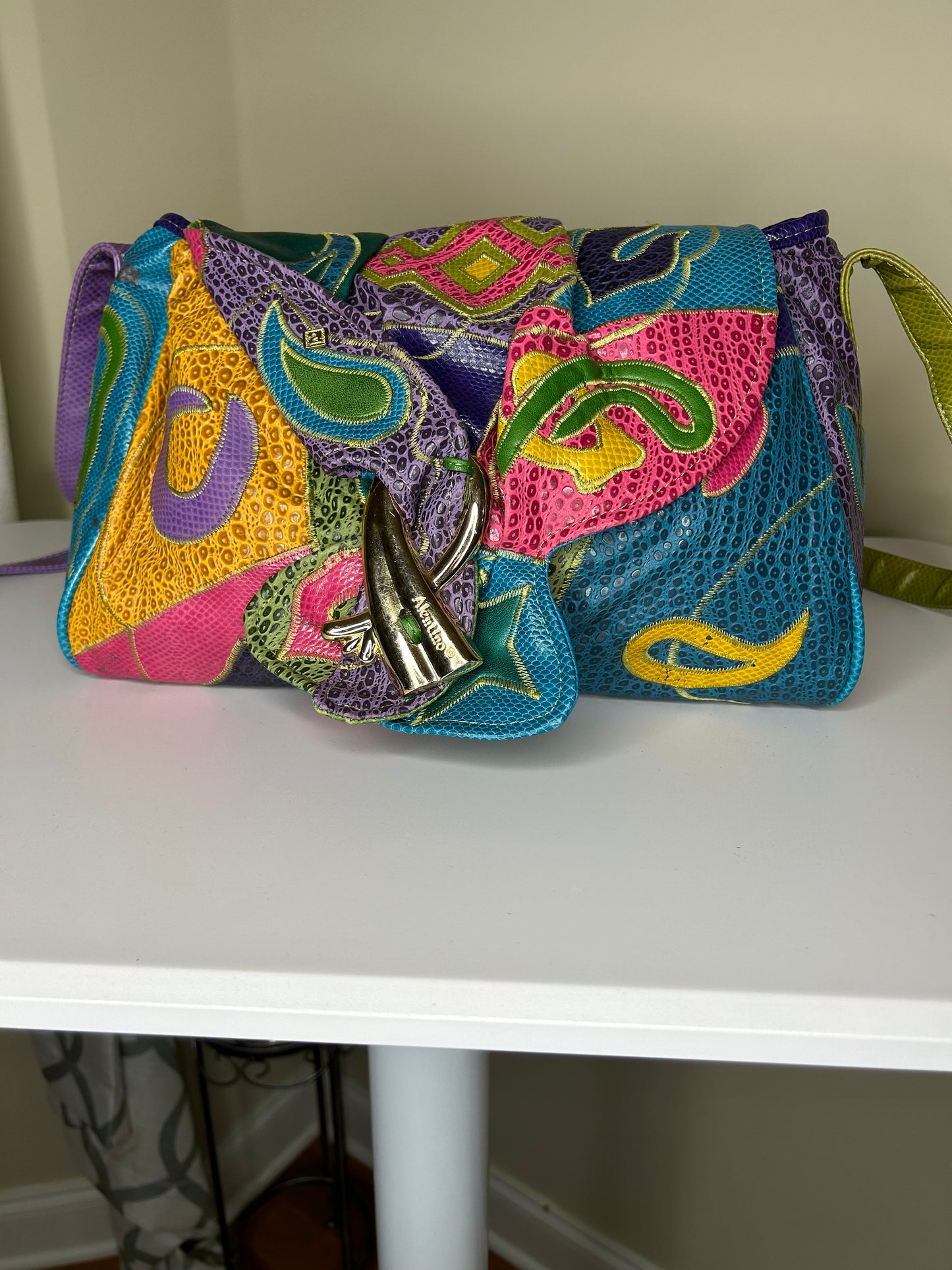 80s/90s Vintage Alentino Vintage NAS Purse