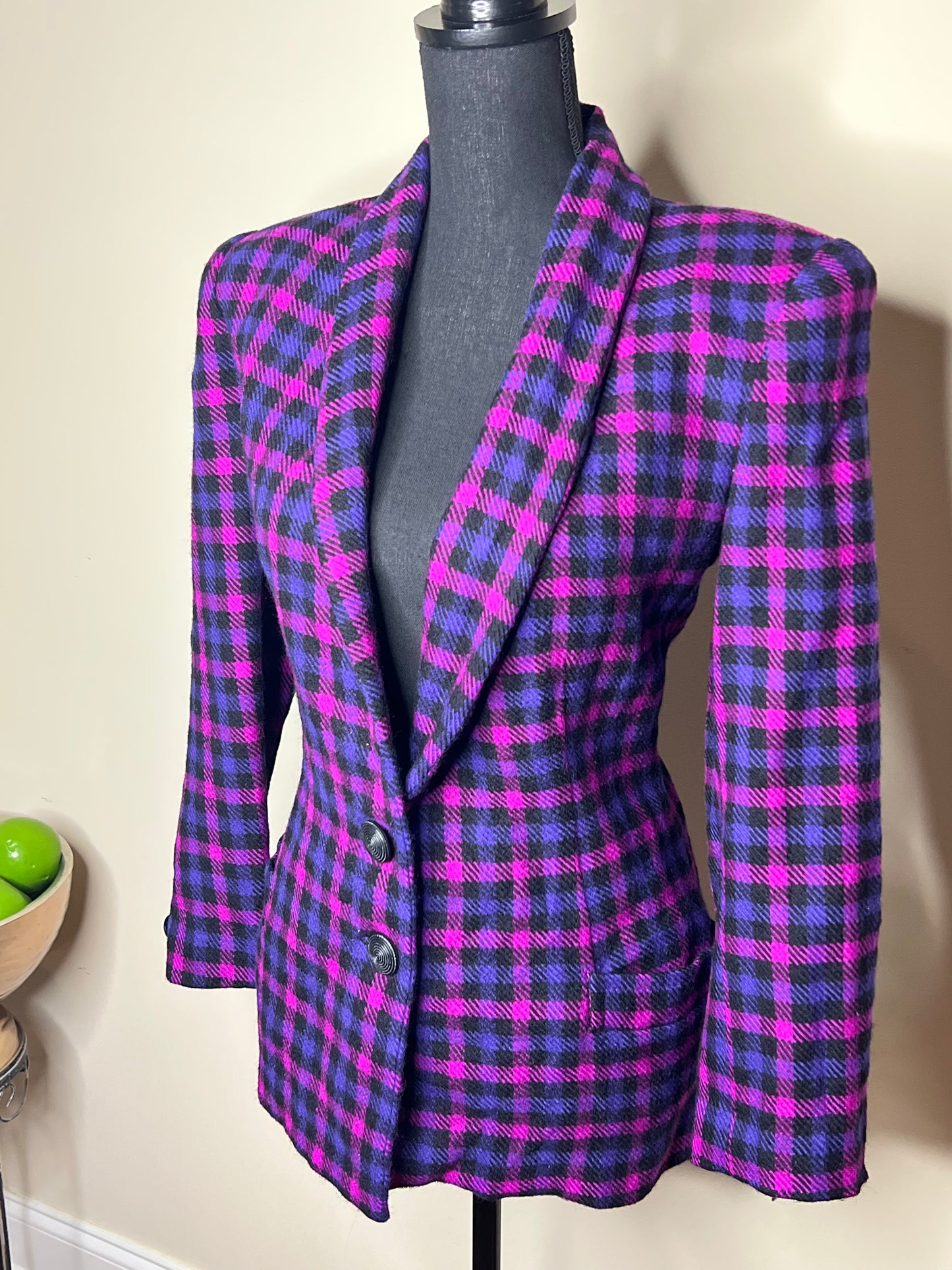 Multicolor Tweed Blazer
