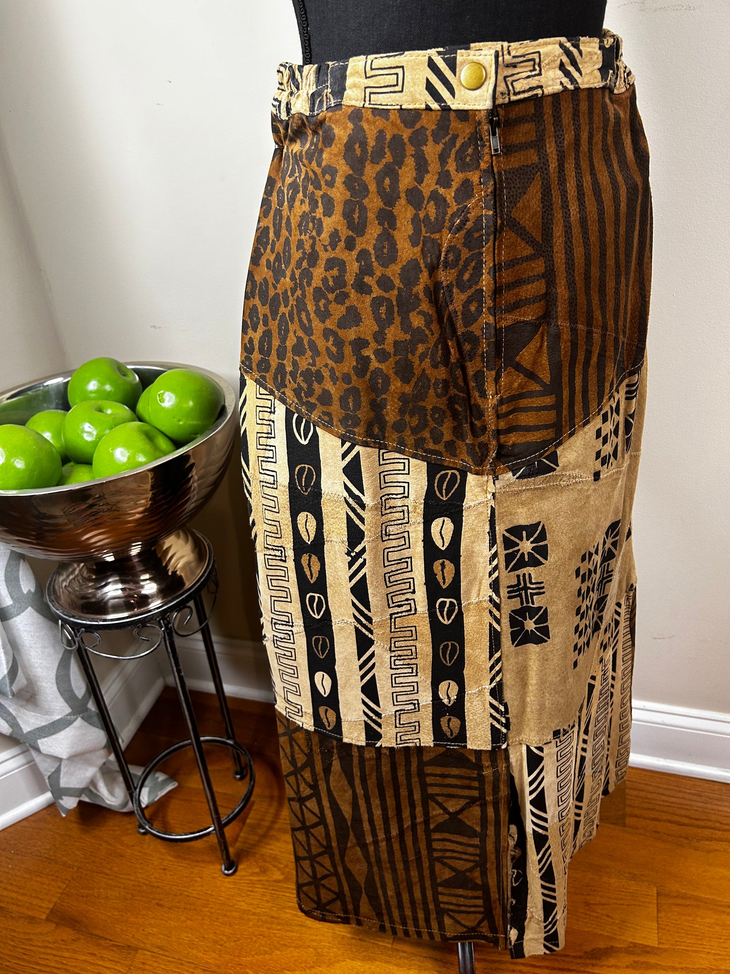 Robert Louis Animal Print Skirt
