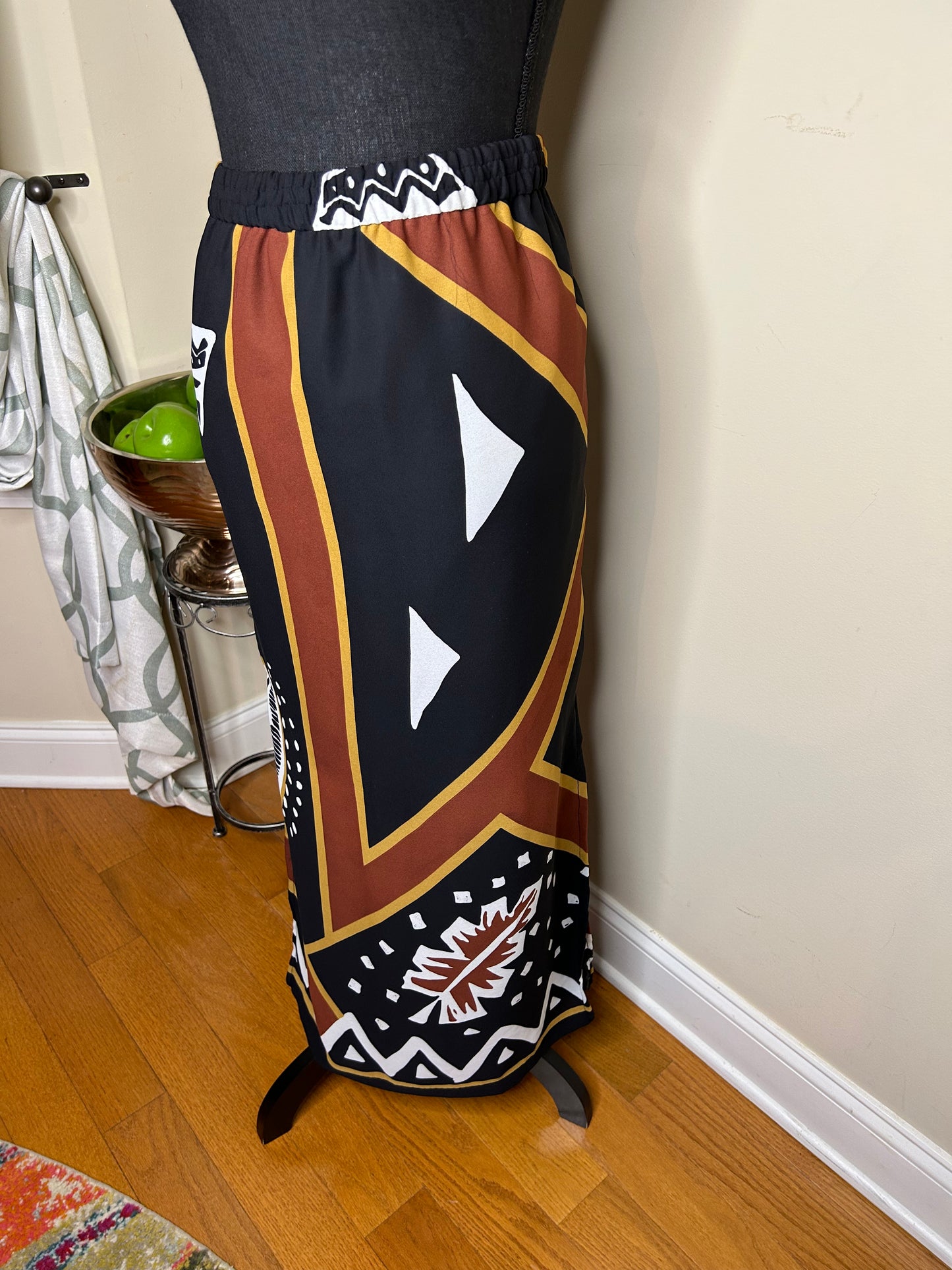 Mosaic Print Skirt