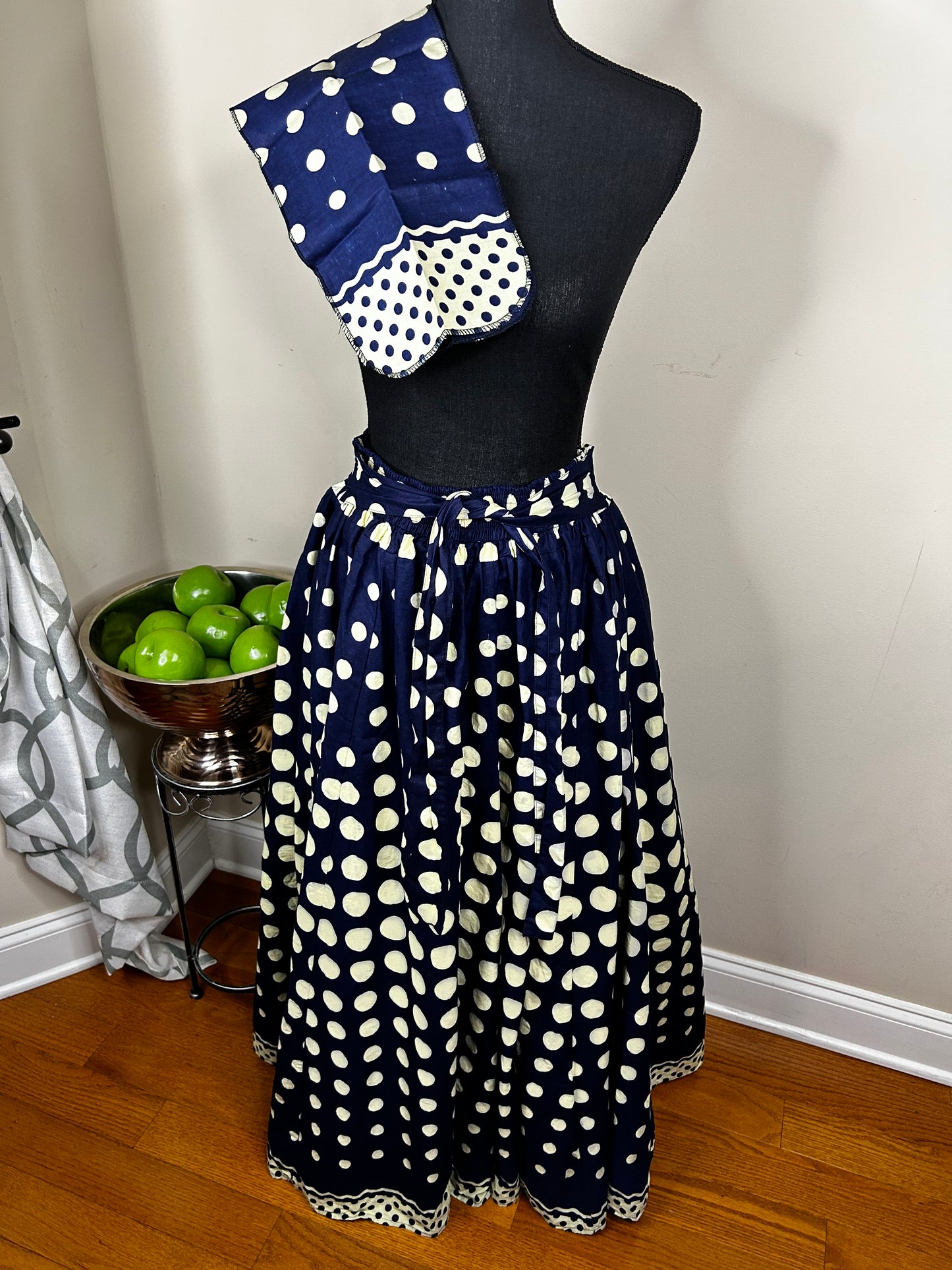 Tie-Waist Maxi Skirt with Matching Headwrap