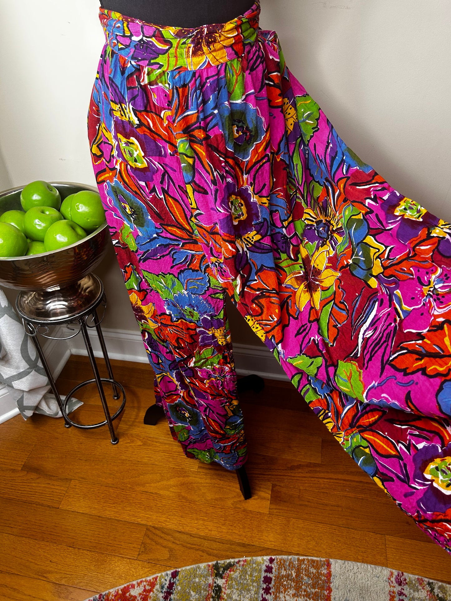 Colorful Floral Pants