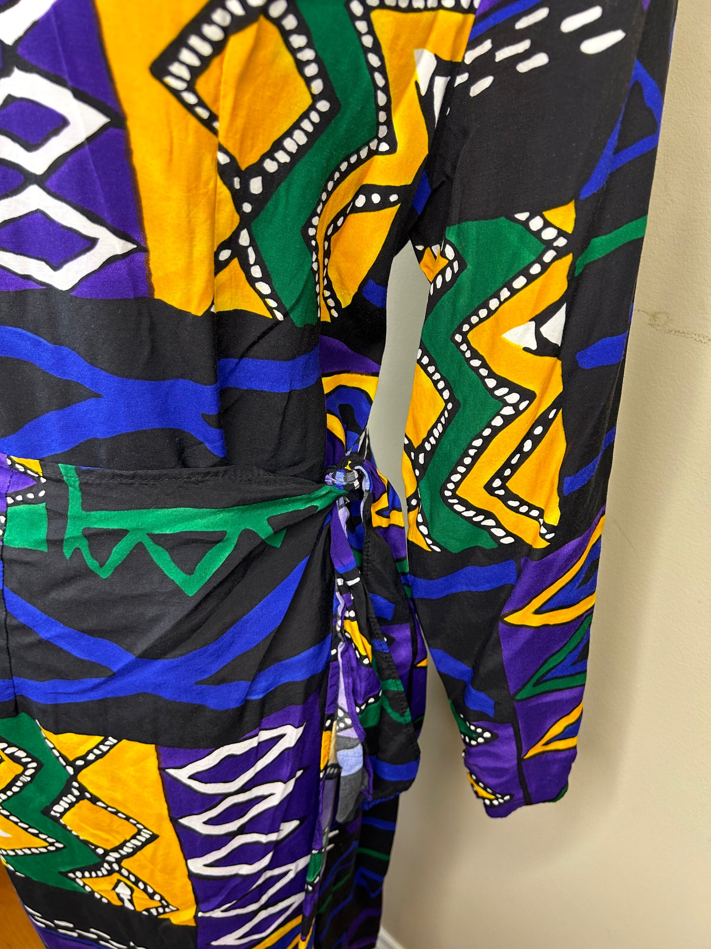 Vtg Whisper Wrap Dress