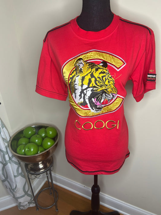Authentic Coogi Men’s Embroidered Tiger T-Shirt