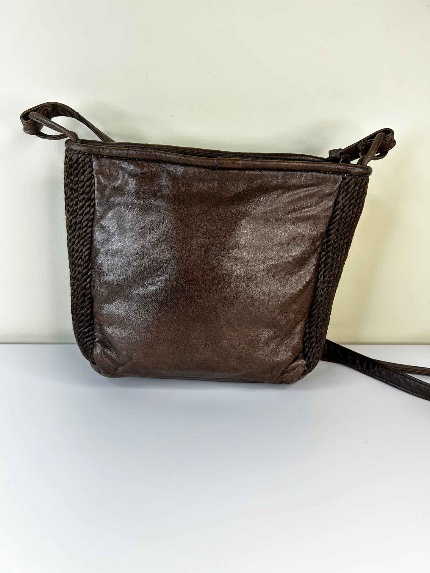 Vtg Samir Genuine Leather Handbag