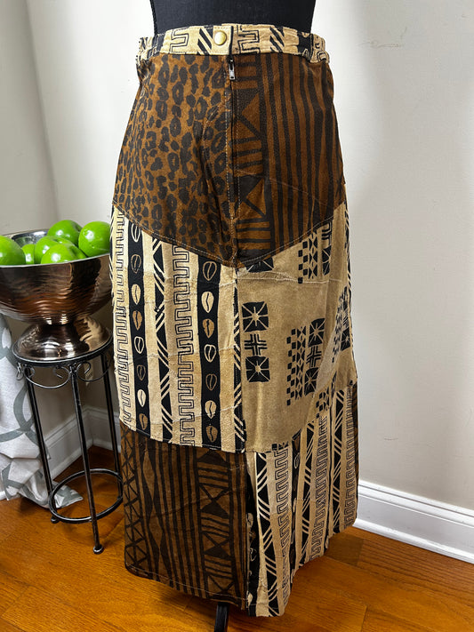 Robert Louis Animal Print Skirt