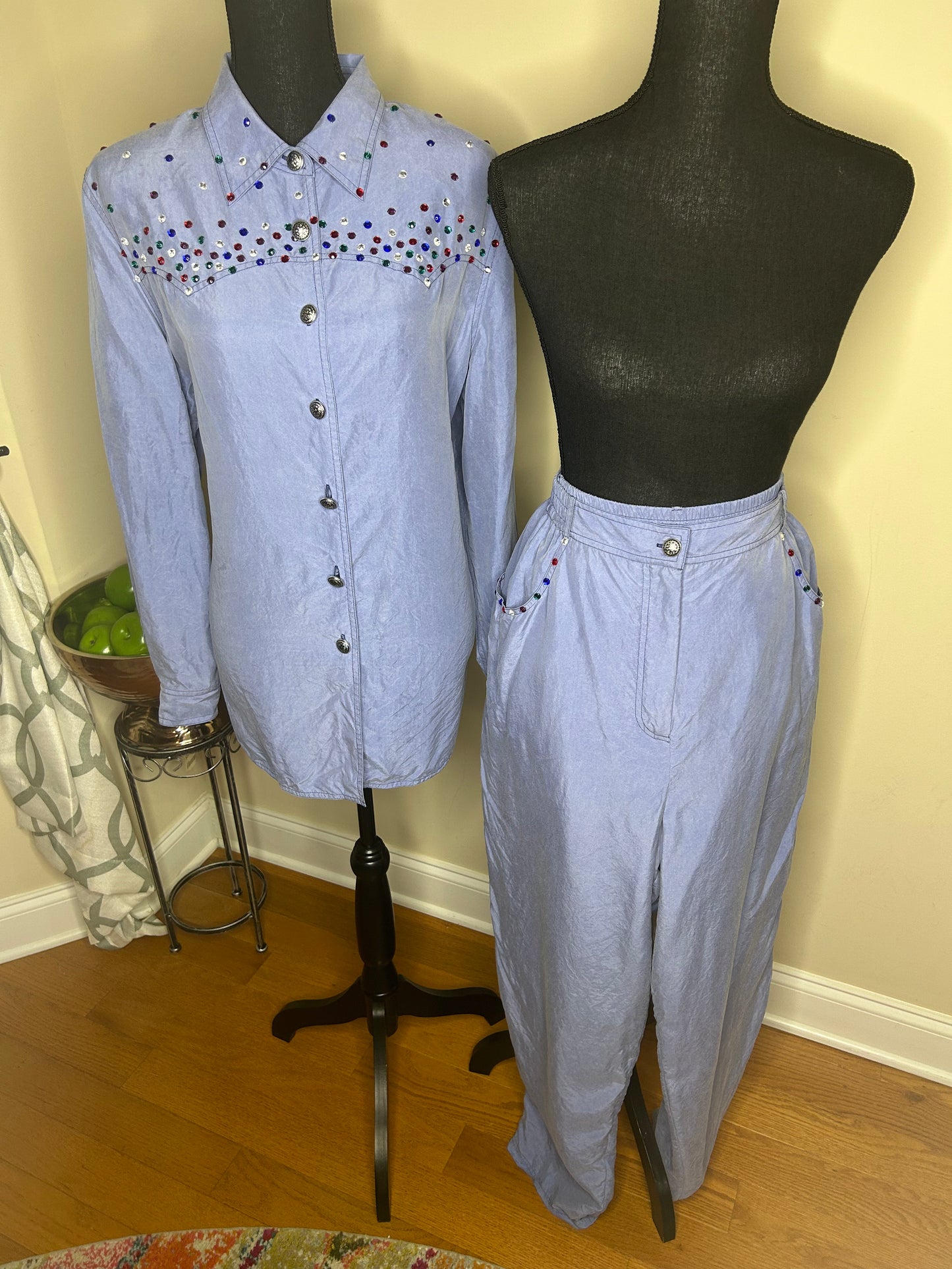 Vintage Diane Gilman  Bejeweled 2-Piece Set