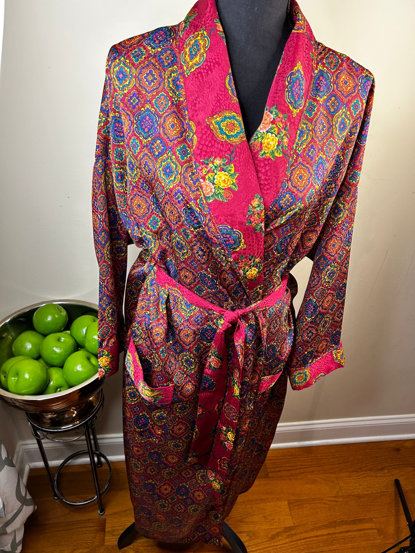 Fantasies by Morgan Taylor Vtg Robe/Duster/Dress